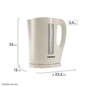 Hervidor Somela 1,7 Litros EasyBoil HE320