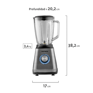 Licuadora Somela 1,5 Litros Ice Blender BL2000