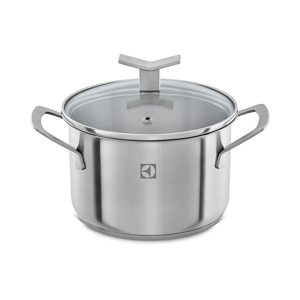 Juego de Ollas Acero Inox Electrolux