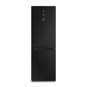 Refrigerador Electrolux Bottom Freezer 322L Efficient con Tecnología AutoSense color Black Glass