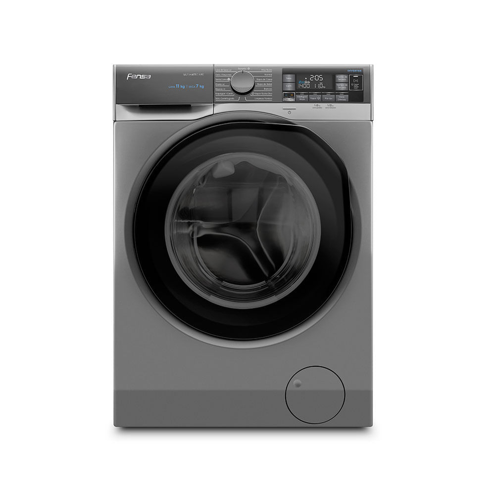 Lavadora Secadora Fensa 11Kg Carga Frontal Lavado Inteligente y