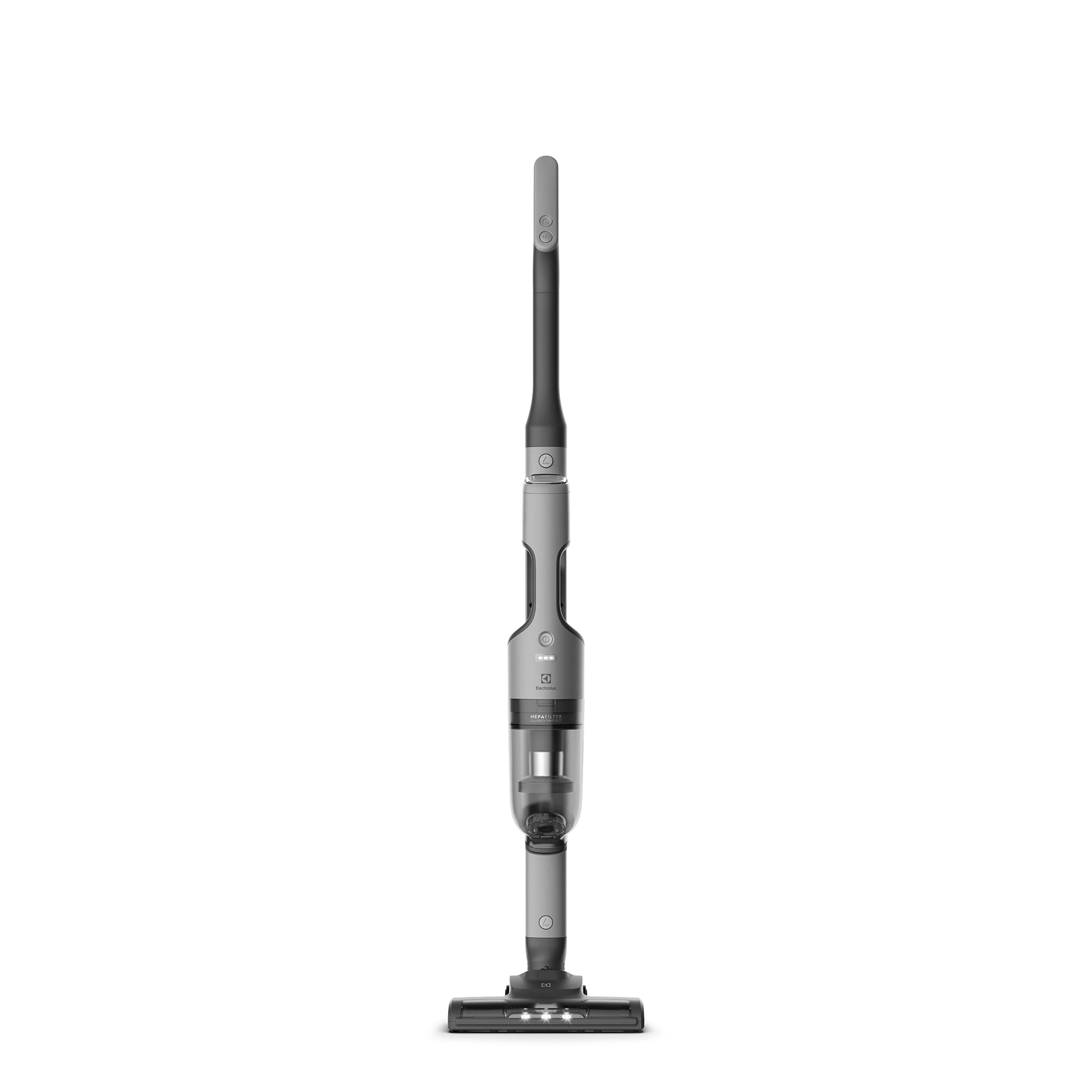 Aspiradora Vertical Inalámbrica Electrolux Ergorapido Ciclonica Efficient 2 en 1 ERG018 Gris
