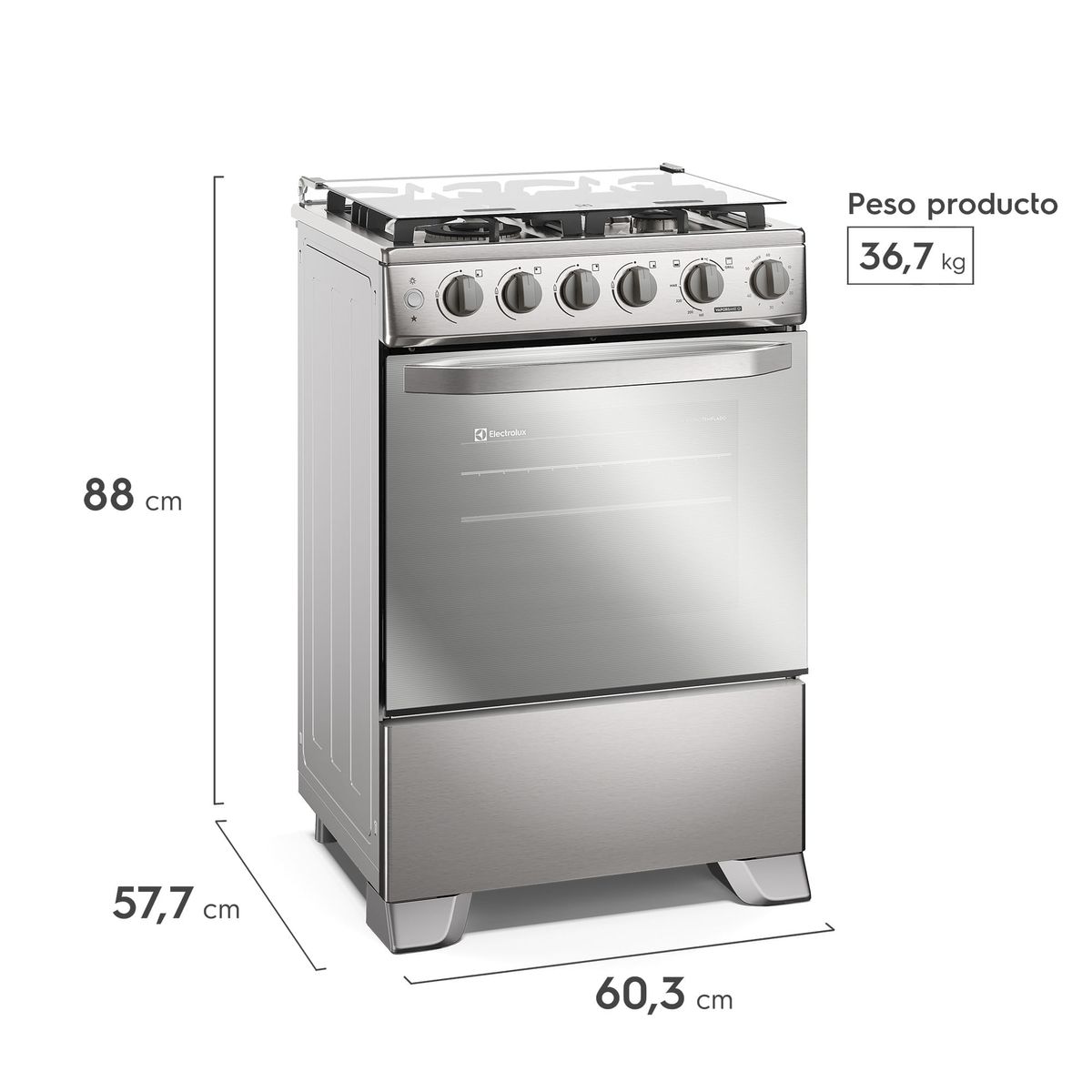 04.--Cocina-a-Gas-4-Platos-Electrolux-Efficient-FE4SXC-Inox-Dimensiones-2000px