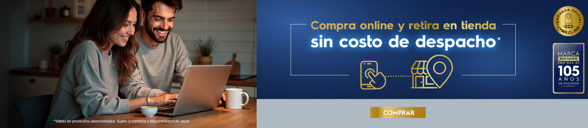 Retira en tienda Cyber Electrolux
