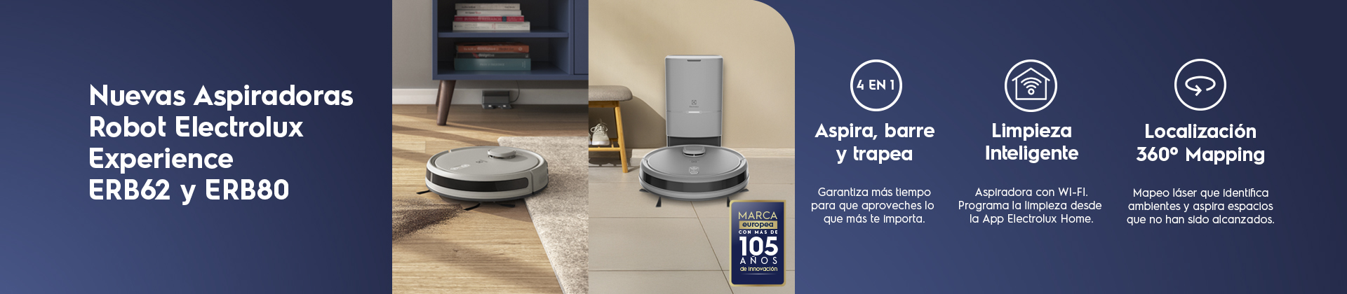Lanzamiento ASpiradora Robot Electrolux