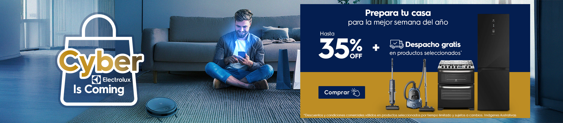 ¡Cyber is coming! Aprovecha esta semana con Electrolux y  hasta 35%Off