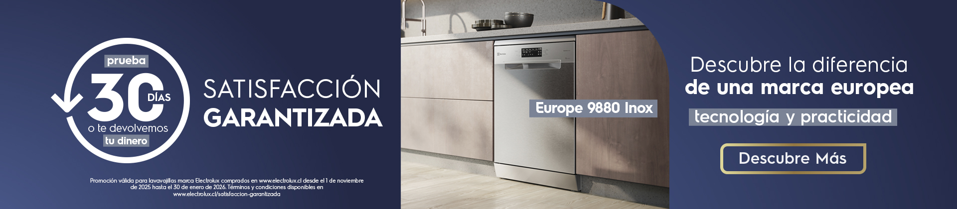 Satisfacción Garantizada Electrolux