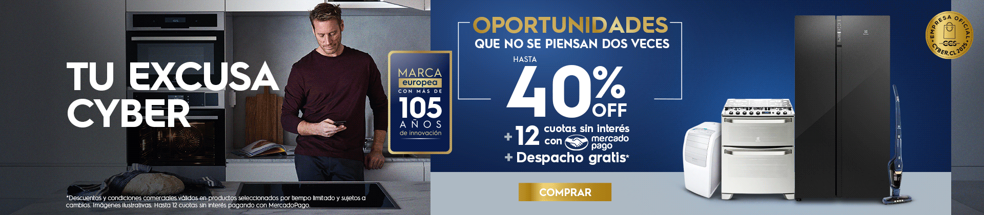 Tu excusa Cyber Electrolux