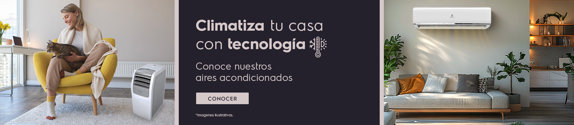 Climatiza tu casa con tecnología y Electrolux