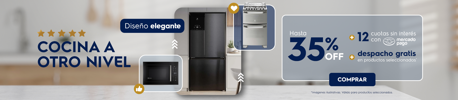 Cocina a otro nivel con Electrolux